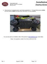Trail Armor Full Skids w/ Center Can-Am Maverick Trail | Sport 2018-2019                                     - TA012FULLSKID-CAMTRL centers - Image 14