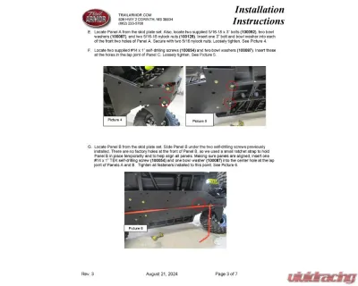 Trail Armor Full Skids w/ Center Can-Am Maverick Trail | Sport 2018-2019 - TA012FULLSKID-CAMTRL centers