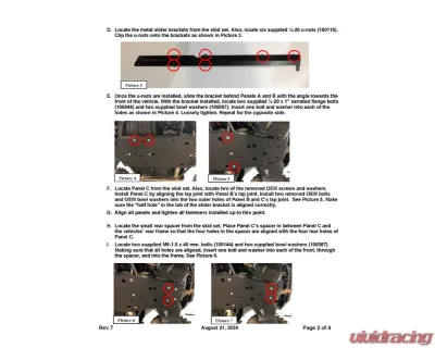 Trail Armor Full Skids w/ Center Polaris General 1000 | 1000 XP 2016-2025 - TA012FULLSKID-GEN1000 centers
