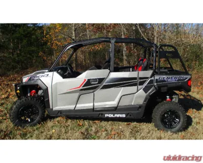 Trail Armor Full Skids w/ Center Polaris General 4 1000 | 4 1000 XP 2017-2025 - TA012FULLSKID-GEN41K centers