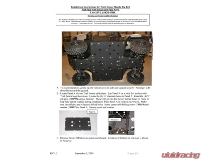 Trail Armor Full Skids Honda Big Red 2009-2013 - TA012FULLSKID-HBR