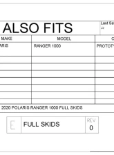 Trail Armor Full Skids Polaris Ranger 1000 2020                                     - TA012FULLSKID-PR1000-20 - Image 10