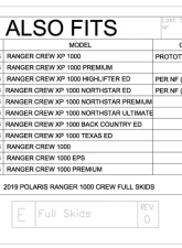 Trail Armor Full Skids Polaris Ranger Crew 2019-2020                                     - TA_TA012FULLSKID-PR1000C-19 - Image 11
