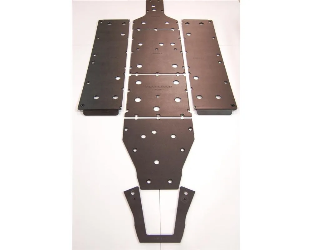 Trail Armor Full Skids w/ Center Polaris Ranger Midsize Crew 570 2014-2021 - TA012FULLSKID-PR570C centers