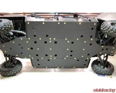 Trail Armor Full Skids w/ Center Polaris Ranger Midsize Crew 570 2014-2021 - TA012FULLSKID-PR570C centers
