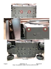 Trail Armor Full Skids w/ Center Polaris Ranger Midsize Crew 570 2014-2021                                     - TA012FULLSKID-PR570C centers - Image 7