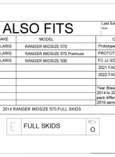 Trail Armor Full Skids Polaris Ranger Midsize 570 | 500 2014-2022                                     - TA012FULLSKID-PR570 - Image 3