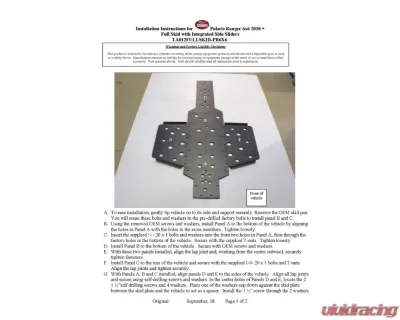 Trail Armor Full Skids w/ Center Polaris Ranger 800 6x6 2010-2017 - TA012FULLSKID-PR6x6 centers