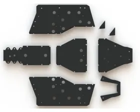Trail Armor Full Skids w/ Slider Polaris Ranger 2013-2019