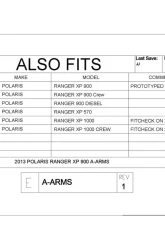Trail Armor Full Skids Polaris Ranger 2013-2019                                     - TA012FULLSKID-PR900C - Image 7