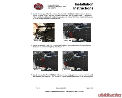 Trail Armor Full Skids w/ Slider Polaris Pro XP 2020-2025 - TA012FULLSKID-PROXP