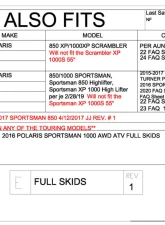 Trail Armor Full Skid Polaris Sportsman | Scrambler 2014-2024                                     - TA012FULLSKID-PS - Image 5