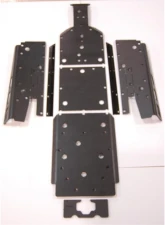 Trail Armor Full Skids w/ Center Polaris RZR XP 2014-2022                                     - TA012FULLSKID-RZR1000 centers - Image 2