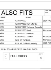 Trail Armor Full Skids w/ Center Polaris RZR XP 2014-2022                                     - TA012FULLSKID-RZR1000 centers - Image 11