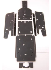 Trail Armor Full Skids w/ Center Polaris RZR XP 2014-2022                                     - TA012FULLSKID-RZR1000 centers - Image 3