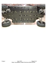 Trail Armor Full Skids w/ Center Polaris RZR 4 900 | 4 1000 2015-2020                                     - TA012FULLSKID-RZR490015 centers - Image 11