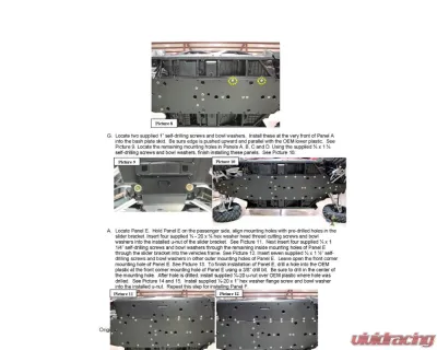 Trail Armor Full Skids w/ Center Polaris RZR 4 900 | 4 1000 2015-2020 - TA012FULLSKID-RZR490015 centers