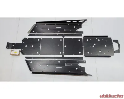 Trail Armor Full Skids w/ Center Polaris RZR XP 4 1000 2024 - TA012FULLSKIDEC-RZR41K-24 centers
