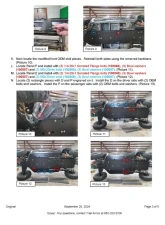 Trail Armor Full Skids w/ Center Polaris RZR XP 4 1000 2024                                     - TA012FULLSKIDEC-RZR41K-24 centers - Image 16