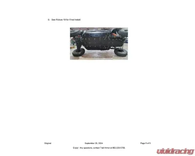 Trail Armor Full Skids w/ Center Polaris RZR XP 4 1000 2024 - TA012FULLSKIDEC-RZR41K-24 centers