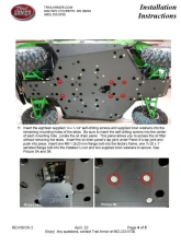 Trail Armor Full Skids w/ Slider Nerfs Kawasaki Teryx 2012-2024                                     - TA012FULLSKID-KAW4 - Image 11