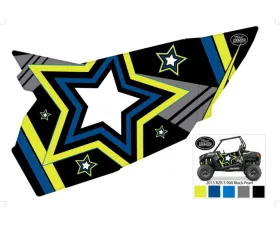 Trail Armor Black Pearl Genx 2 Door Graphics Kit Polaris RZR S 900 EPS 2015