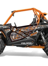 Trail Armor Stealth Black Genx 2 Door Graphics Kit Polaris RZR XP 1000 EPS 2015                                     - TA2GXHLESB100015 - Image 2