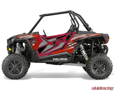 Trail Armor Havasu Red Pearl Genx 2 Door Graphics Kit Polaris RZR XP 1000 EPS 2015 - TA2GXHRP100015