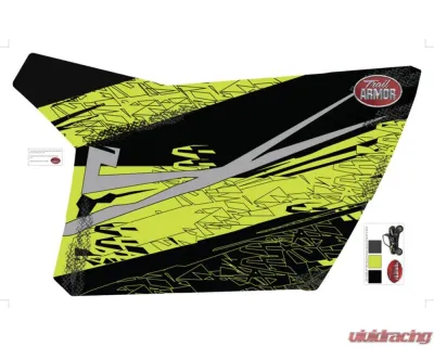 Trail Armor Stealth Black Evasive Green Genx 2 Door Graphics Kit Polaris RZR XP 900 2013 - TA2GXSBEV90013