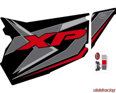 Trail Armor Black Pearl Genx Slide On 2 Door Graphics Kit Polaris RZR XP 1000 2014 - TA2GXSOBP100014