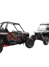 Trail Armor Titanium Matte Metallic Genx Slide On 2 Door Graphics Kit Polaris RZR XP 1000 2014                                     - TA2GXSOTM100014 - Image 2