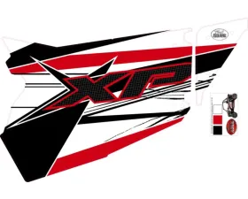 Trail Armor White Lightning Genx Slide On 2 Door Graphics Kit Polaris RZR XP 1000 2014
