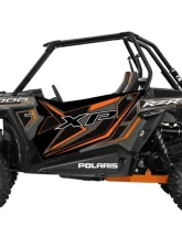Trail Armor Titanium Matte Metallic Genx 2 Door Graphics Kit Polaris RZR XP 1000 2014                                     - TA2GXTM100014 - Image 2