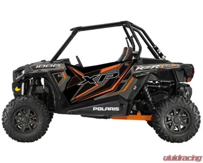 Trail Armor Titanium Matte Metallic Genx 2 Door Graphics Kit Polaris RZR XP 1000 2014 - TA2GXTM100014