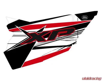 Trail Armor White Lightning Genx 2 Door Graphics Kit Polaris RZR XP 1000 2014 - TA2GXWL100014