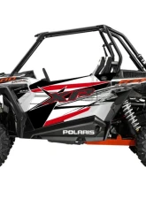 Trail Armor White Lightning Genx 2 Door Graphics Kit Polaris RZR XP 1000 2014                                     - TA2GXWL100014 - Image 2