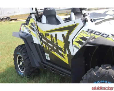 Trail Armor White Lighting  Genx 2 Door Graphics Kit Polaris RZR S 800 LE 2014 - TA2GXWL800S14