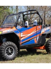 Trail Armor Orange Madness Slimline 2 Door Graphics Kit Polaris RZR XP 900 2013                                     - TA2SLOM90013 - Image 2