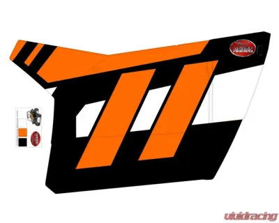 Trail Armor Orange Madness Slimline 2 Door Graphics Kit Polaris RZR 900 2014 - TA2SLOM90014