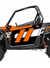 Trail Armor Orange Madness Slimline 2 Door Graphics Kit Polaris RZR 900 2014                                     - TA2SLOM90014 - Image 2