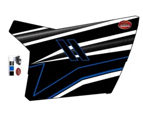 Trail Armor Stealth Black Voodoo Blue Slimline 2 Door Graphics Kit Polaris RZR S 800 LE 2014