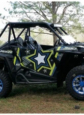 Trail Armor Black Pearl Slimline EZ 2 Door Graphics Kit Polaris RZR S 900 EPS 2015                                     - TA2SLSOBP900S15 - Image 2
