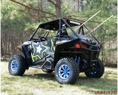 Trail Armor Black Pearl Slimline EZ 2 Door Graphics Kit Polaris RZR S 900 EPS 2015 - TA2SLSOBP900S15