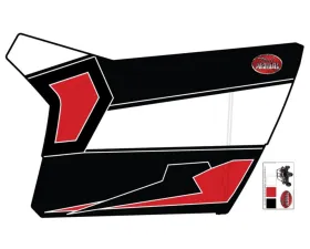 Trail Armor Walker Evans Black-White Slimline 2 Door Graphics Kit Polaris RZR XP 900 EPS 2013