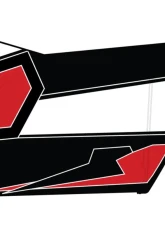 Trail Armor Walker Evans Black-White Slimline 2 Door Graphics Kit Polaris RZR XP 900 EPS 2013                                     - TA2SLWEBW90013 - Image 2
