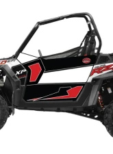 Trail Armor Walker Evans Black-White Slimline 2 Door Graphics Kit Polaris RZR XP 900 EPS 2013                                     - TA2SLWEBW90013 - Image 2