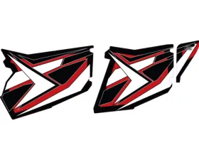 Trail Armor Havasu Red Pearl Genx Slide On 4 Door Graphics Kit Polaris RZR 4 900 EPS 2015