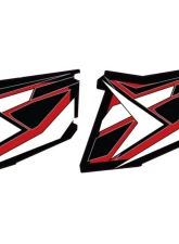 Trail Armor Havasu Red Pearl Genx Slide On 4 Door Graphics Kit Polaris RZR 4 900 EPS 2015                                     - TA4GXSOHRP90015 - Image 2