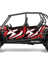 Trail Armor Havasu Red Pearl Genx Slide On 4 Door Graphics Kit Polaris RZR 4 900 EPS 2015                                     - TA4GXSOHRP90015 - Image 2