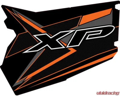 Trail Armor Titanium Matte Black Genx Slide On 4 Door Graphics Kit Polaris RZR 4 XP 1000 2014 - TA4GXSOTMM100014